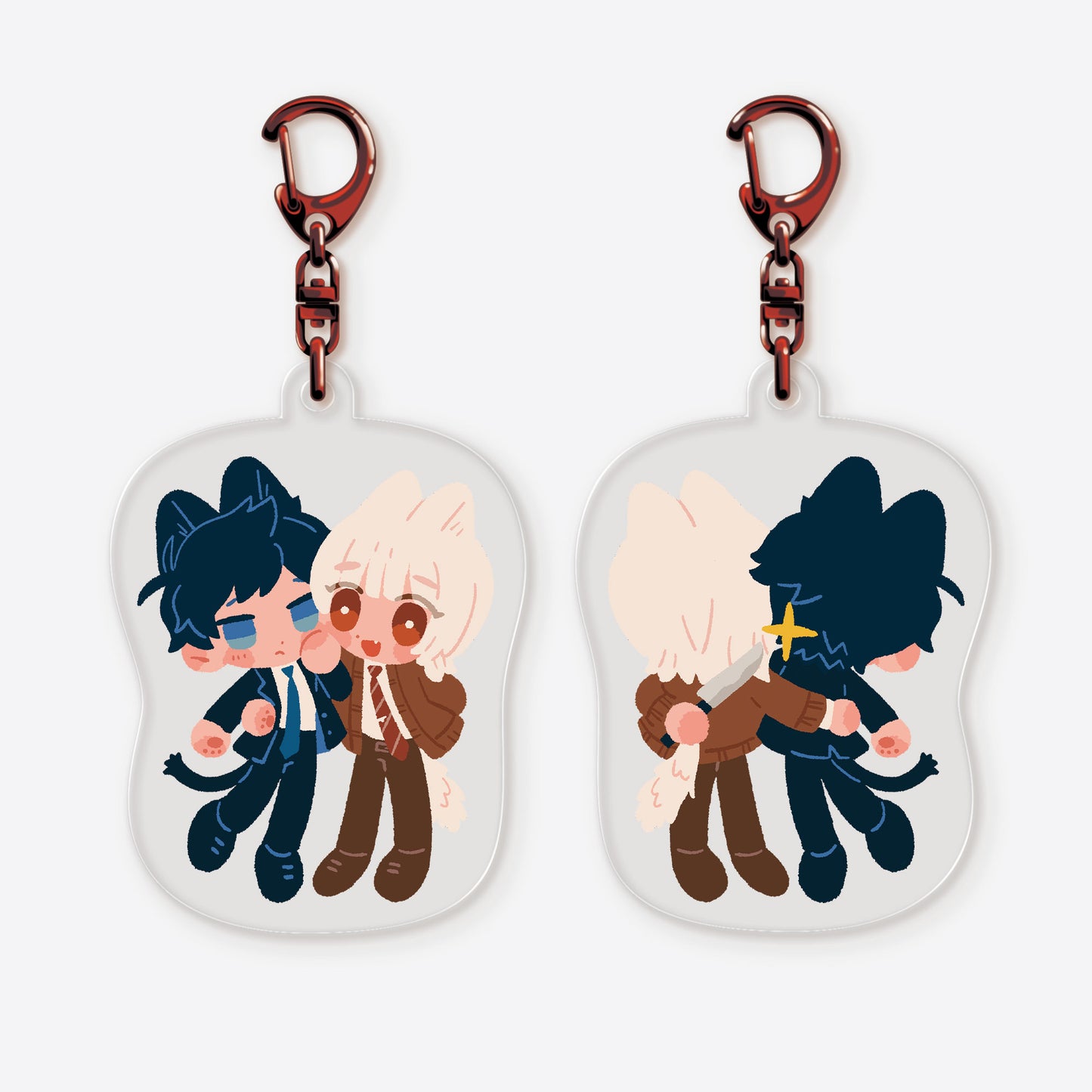 リバーシブルアクリルキーホルダー（シオン・ハル）